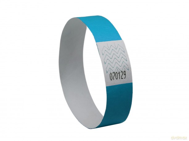 Braccialetti Tyvek Blu Fluo