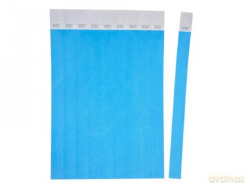 Braccialetti Tyvek Blu Fluo
