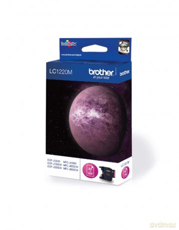 Brother Lc1220m - Print Cartridge - 1 X Magenta - 300 Pages