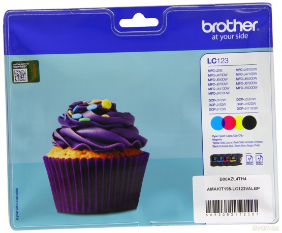 Brother Lc123 Value Multipack - Black/Cyan/Magenta/Yellow