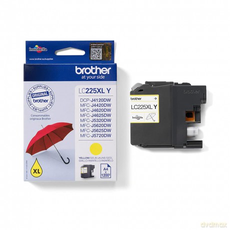 Brother Lc-125xly Giallo Cartuccia D'Inchiostro