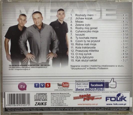 Mirage: Rozkaży meni [CD]