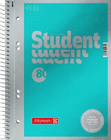 Brunnen Collegeblock Student Premium Din A5 Punktr