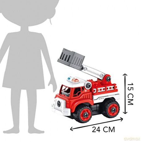 Buki: Camion Pompieri Da Assemblare Radiocomandato