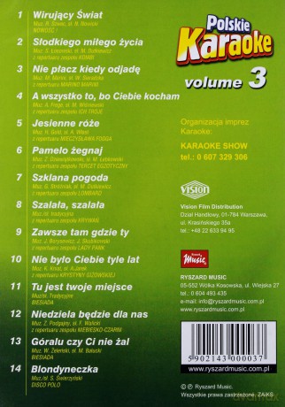 Polskie Karaoke vol. 3 [DVD]