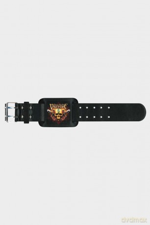 Bullet For My Valentine Leather Wrist Strap: Two Pistols