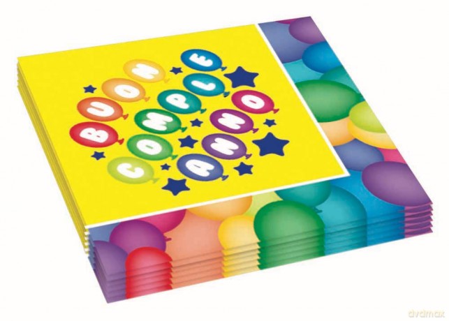Buon Compleanno - 20 Tovaglioli