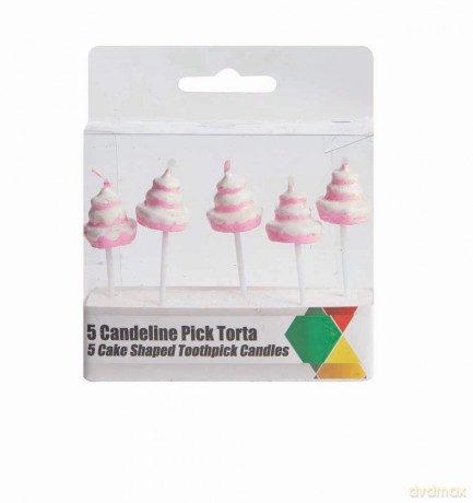 Busta 5 Candeline Pick Cake