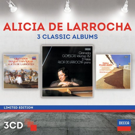 Alicia De Larrocha: 3 Classic Albums [3CD]