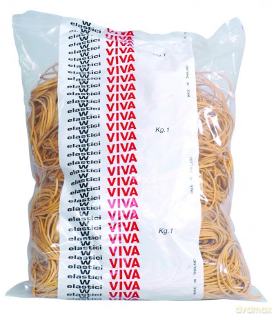 Busta Elastici Gialli Diam.70mm