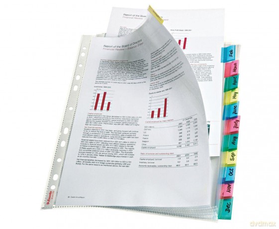 Busta Index A Perf 12 Tasti A4
