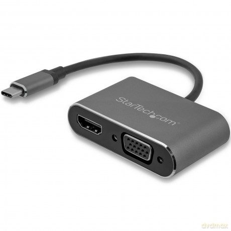 C To Vga And Hdmi Adapter Aluminum - Usb-C Multiport Adapter