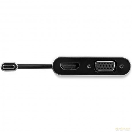 C To Vga And Hdmi Adapter Aluminum - Usb-C Multiport Adapter