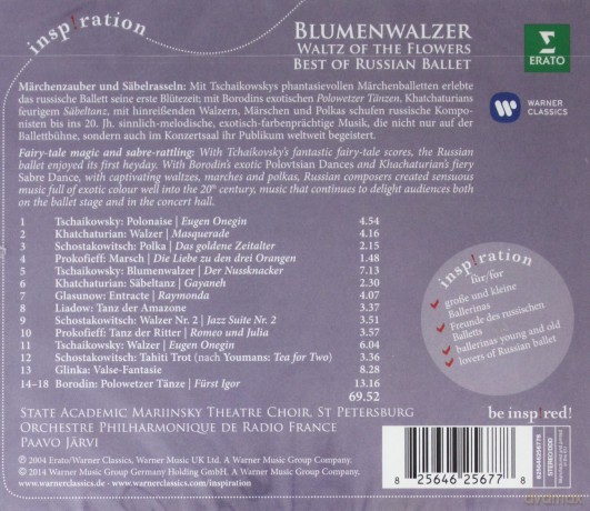 Jarvi Paavo: Blumenwalzer - Best Of Russian Ballett [CD]
