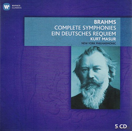 Kurt Masur: Brahms: The Complete Symphonies, Overtures, German Requiem [5CD]