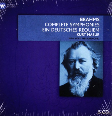Kurt Masur: Brahms: The Complete Symphonies, Overtures, German Requiem [5CD]