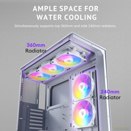 C3 Argb White Cabinet