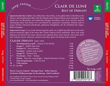 Aimard / Lombard / Haas: Clair De Lune: Best Of Debussy [CD]