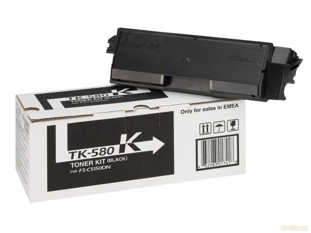 C5150dn, Tk-580k, Black, 3,5k (Stk)-Kyocera Tonerkit Tk-580k Black 3,5k