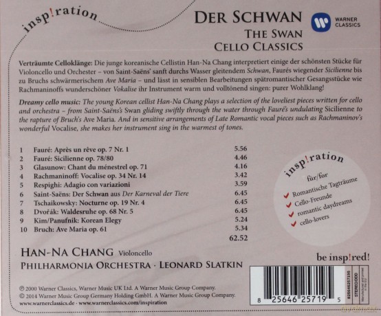 Han-Na Chang: Der Schwan - Classics For Chilling [CD]