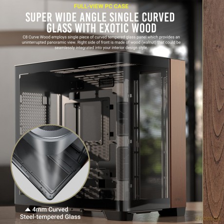 C8curvewood Case
