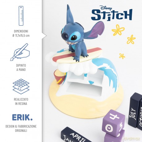 Wieczny kalendarz dekoracyjny Disney Stitch Surf
