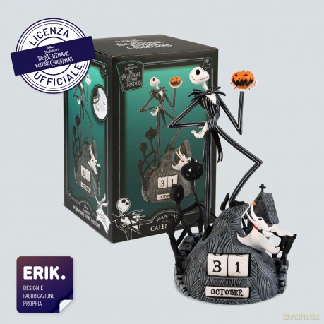 Wieczny kalendarz dekoracyjny Nightmare B.C. Jack Skeletron & Zero