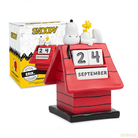 Wieczny kalendarz dekoracyjny Peanuts Snoopy Doghouse