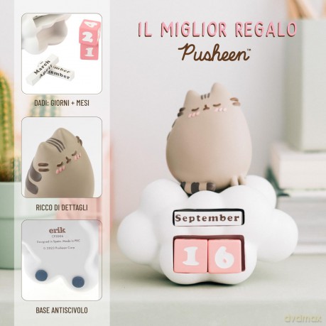 Wieczny kalendarz dekoracyjny Pusheen The Cat Pusheen Purrfect Love
