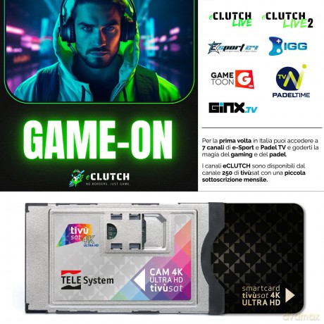 Cam Tivusat 4k Con Card