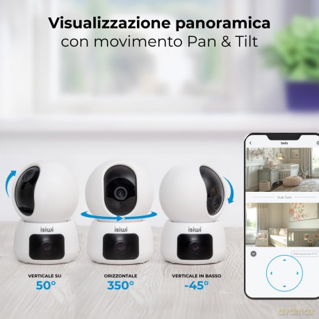 Camera Wi Twin Doppia Ottica 2k