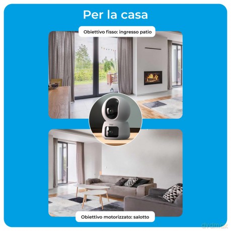 Camera Wi Twin Doppia Ottica 2k
