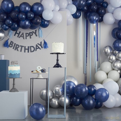 Candles - Tall Skinny - Blue Marble