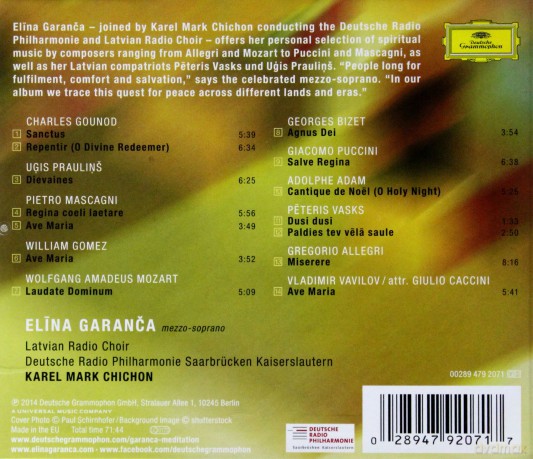 Elina Garanca: Meditation [CD]