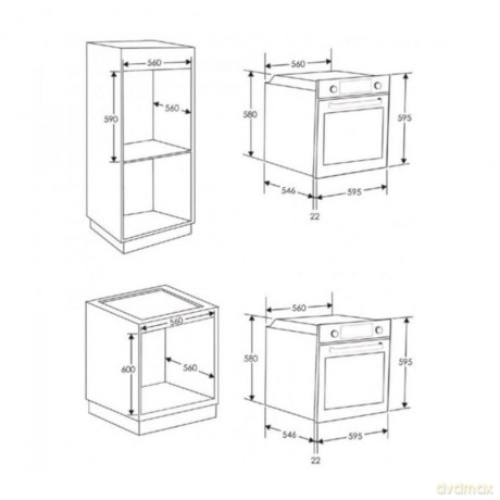 Candy Forno Incas Fcc604nav