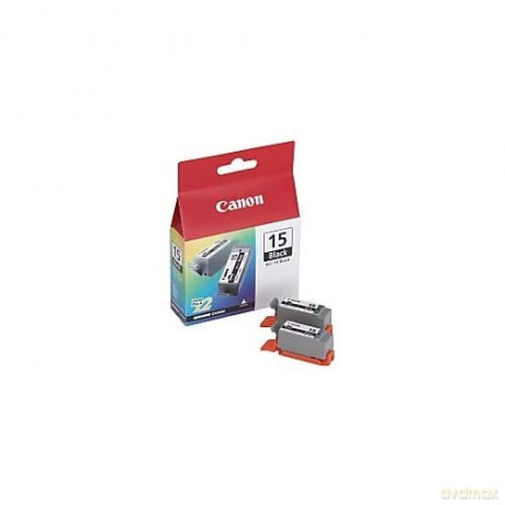 Canon Pack Of 2 Bci-15 Ink Cartridges - Black For Canon Bubble Jet I 70, 80