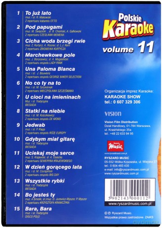 Polskie Karaoke vol. 11 [DVD]