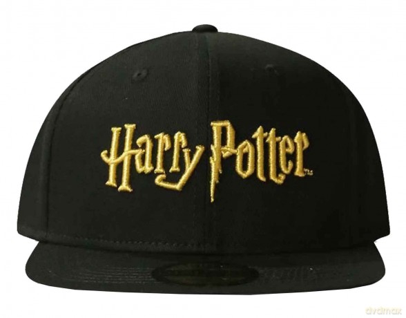 Cap Harry Potter Black Golden Logo
