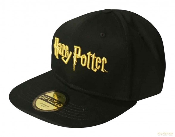 Cap Harry Potter Black Golden Logo