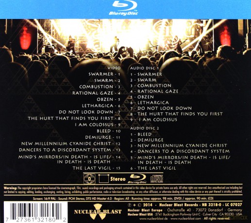 Meshuggah: The Ophidian Trek Digipack [2CD]+[DVD]