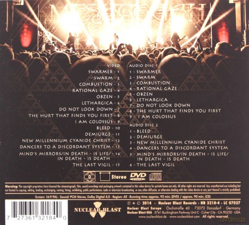 Meshuggah: The Ophidian Trek Digipack [2CD]+[DVD]