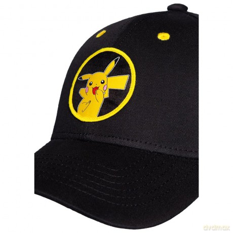 Cap Pokemon Pikachu Nero