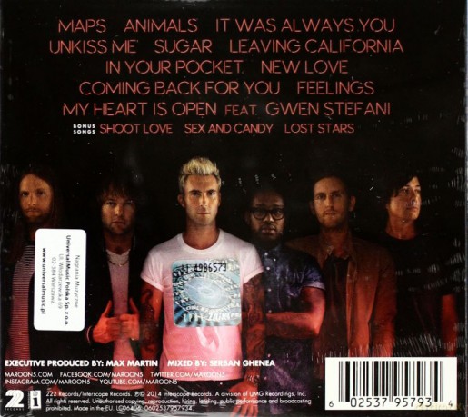 Maroon 5: V (Deluxe) [CD]