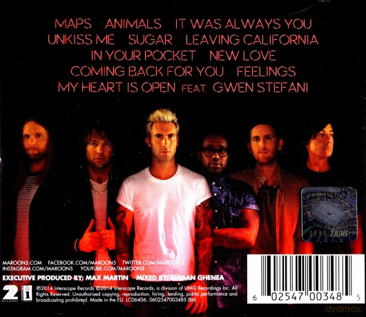 Maroon 5: V (PL) [CD]