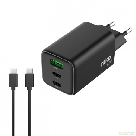 Caricatore Gan 65w 3 Porte
