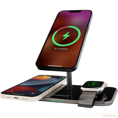 Caricatore Wireless0ha 3in1 15w Bk