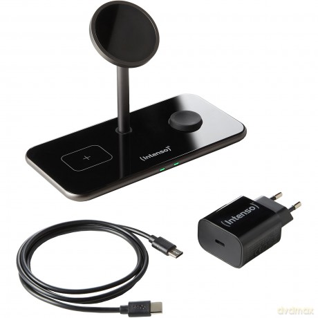 Caricatore Wireless0ha 3in1 15w Bk