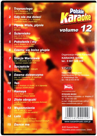 Polskie Karaoke vol. 12 [DVD]