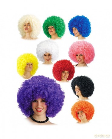 Carnival Toys 2227: Parrucca Ricciolona Col.Ass. (Gr.150 Ca.)