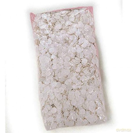 Carnival Toys 4511 - Coriandolone Bianco 250 Gr. Diametro 2 Cm